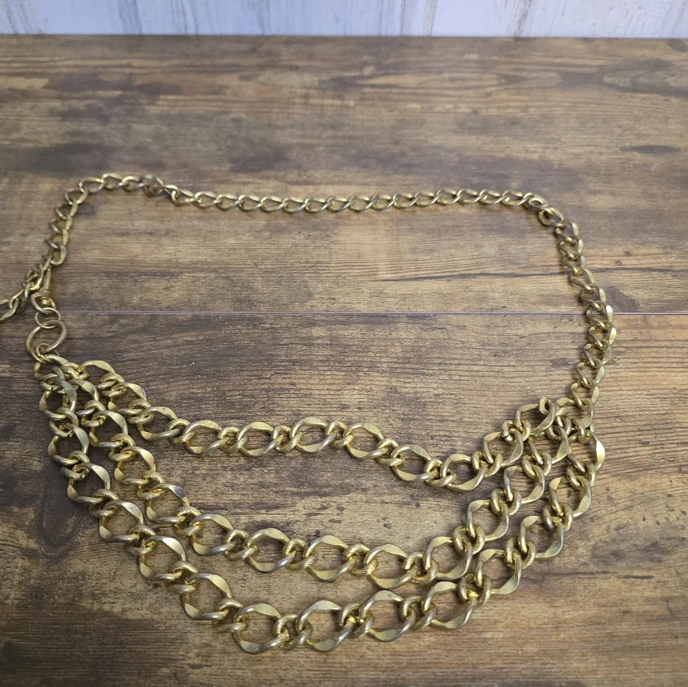 Gold Tone Chain Belt